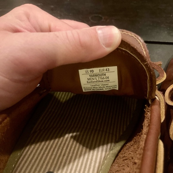 Eastland Shoe Yarmouth Moccasins Size 9 NEW - Picture 5 of 6
